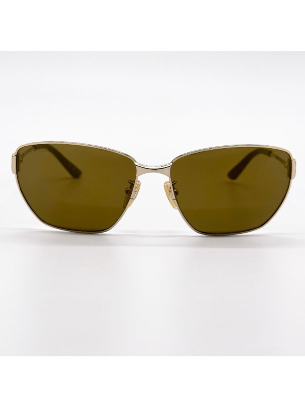 NEW BALENCIAGA BB0337SK 003 SUNGLASSES GOLD WOMEN EYEWEAR BALENCIAGA - Picture 3 of 10